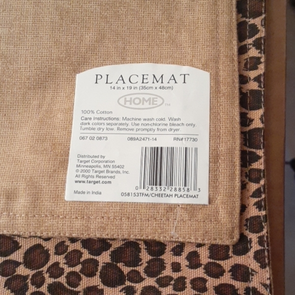 Placemat animal print - Picture 5 of 5